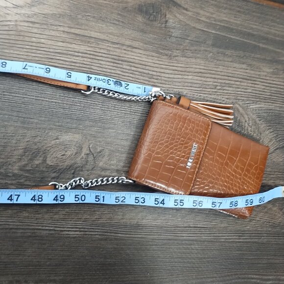 Nine West Women’s Chic Brown Crossbody Bag with Tassel - Picture 10 of 11